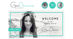 Desktop Screenshot of ginadevine.com